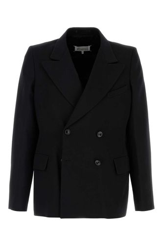 Maison Margiela Black Wool Blazer - Maison Margiela - Modalova