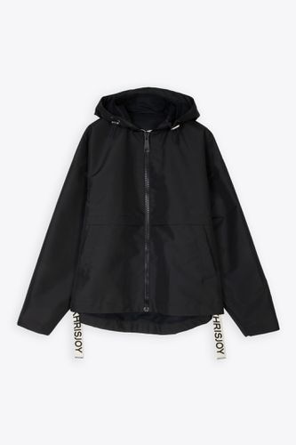 Shell Windbreaker Black nylon windproof hooded jacket - Shell Windbreaker - Khrisjoy - Modalova