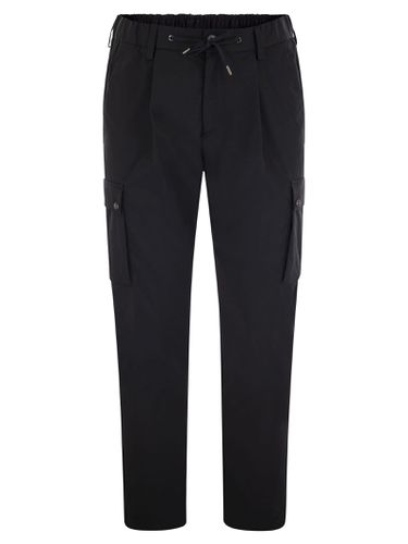 Mechanical Stretch Twill Cargo Trousers - Herno - Modalova