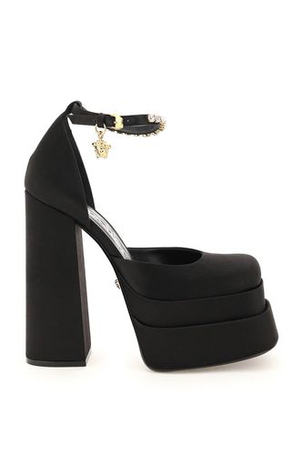 Versace Medusa Aevitas Satin Pumps - Versace - Modalova