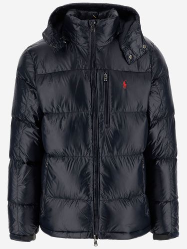 Nylon Down Jacket With Logo - Ralph Lauren - Modalova