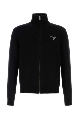 Prada Black Cashmere Cardigan - Prada - Modalova