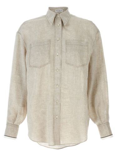 Brunello Cucinelli Linen Shirt - Brunello Cucinelli - Modalova