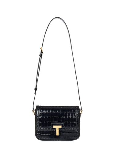 T Logo Embossed Crossbody Bag - Tom Ford - Modalova