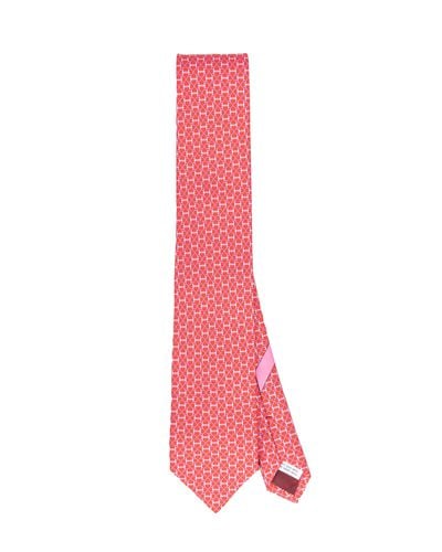 Salvatore Ferragamo Ties Red - Ferragamo - Modalova