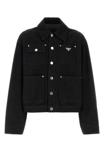 Prada Slate Denim Jacket - Prada - Modalova