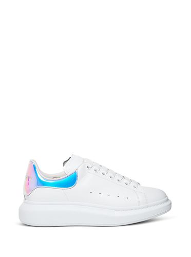 Womans Oversize Leather Sneaker S With Contrasting Heel Tab - Alexander McQueen - Modalova