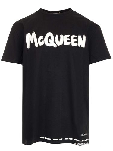 Graffiti T-shirt - Alexander McQueen - Modalova