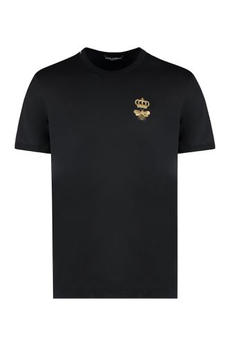 Cotton Crew-neck T-shirt - Dolce & Gabbana - Modalova