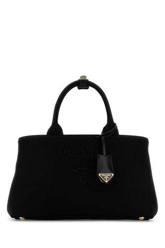 Prada Black Canvas Shopping Bag - Prada - Modalova