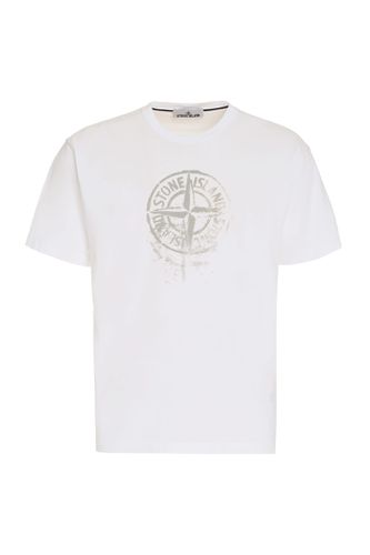 Cotton Crew-neck T-shirt - Stone Island - Modalova