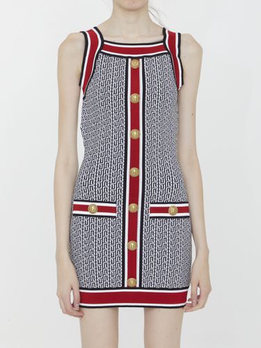 Balmain Monogram Knit Dress - Balmain - Modalova