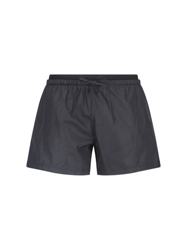 Off-White Logo Swim Shorts - Off-White - Modalova