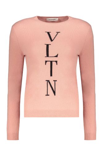 Long Sleeve Crew-neck Sweater - Valentino Garavani - Modalova