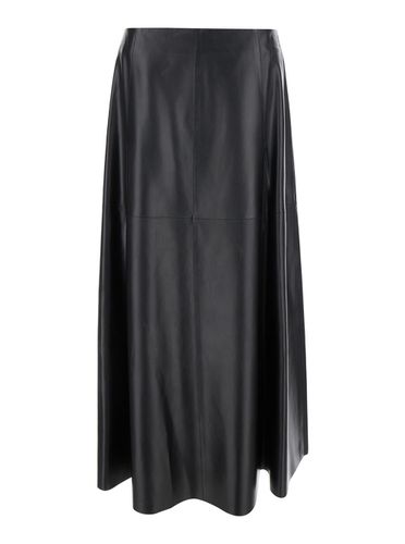 Relaxed Skirt With Zip Closure In Leather Woman - ARMA - Modalova