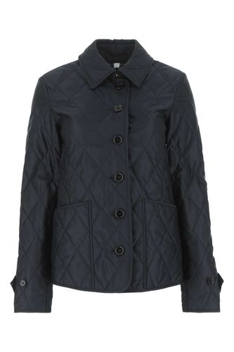 Burberry Navy Blue Polyester Jacket - Burberry - Modalova