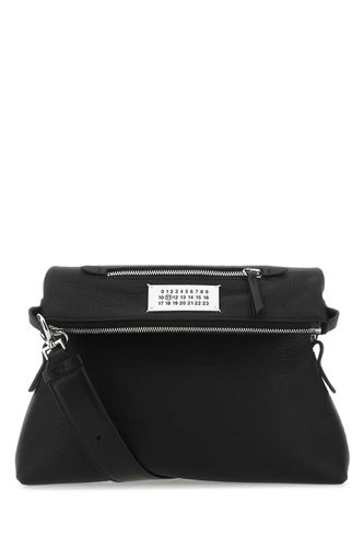 Black Leather Crossbody Bag - Maison Margiela - Modalova