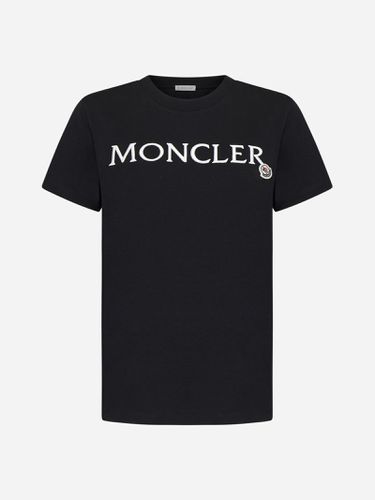 Moncler Logo Cotton T-shirt - Moncler - Modalova