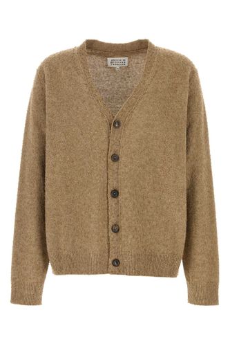 Melange Cappuccino Wool Blend Cardigan - Maison Margiela - Modalova