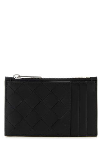 Black Leather Card Holder - Bottega Veneta - Modalova