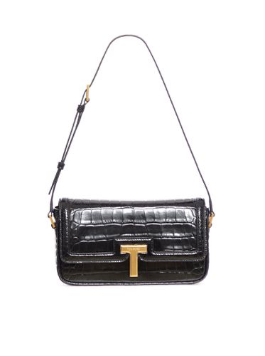 Mini Embossed Crocodile Leather Bag - Tom Ford - Modalova