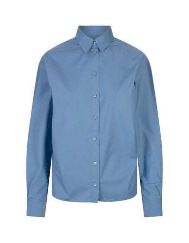 Marni Light Blue Poplin Shirt - Marni - Modalova