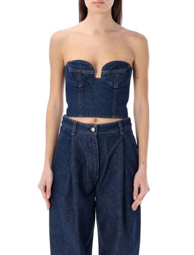 Magda Butrym Denim Corset Top - Magda Butrym - Modalova