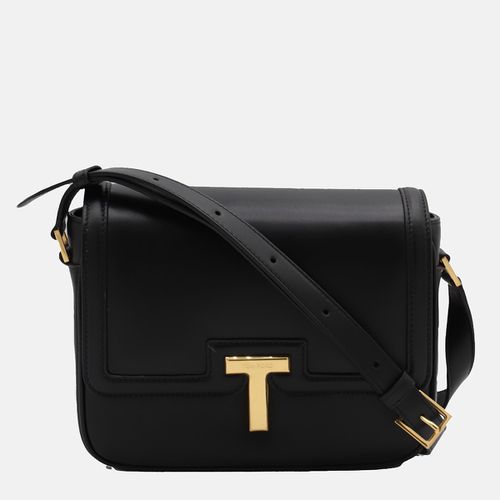 Tom Ford Black Leather Shoulder Bag - Tom Ford - Modalova