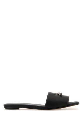 Black Leather Slippers - Alexander McQueen - Modalova