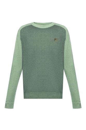 Logo Embroidered Crewneck Knitted Jumper - Etro - Modalova