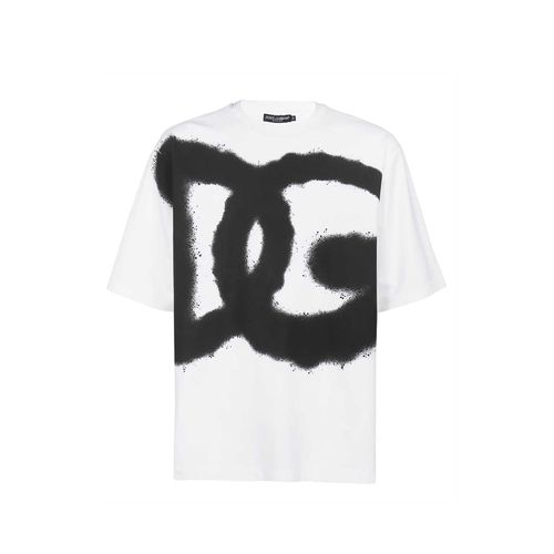 Dolce & Gabbana Cotton Logo T-shirt - Dolce & Gabbana - Modalova