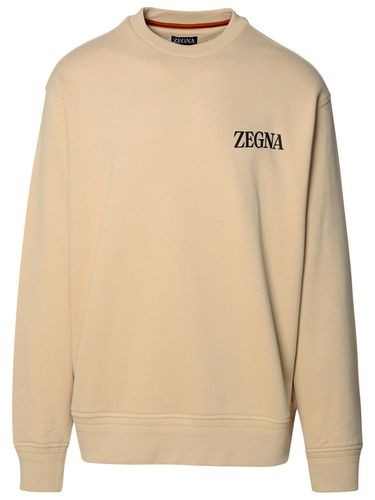 Logo Prrinted Crewneck Sweatshirt - Zegna - Modalova