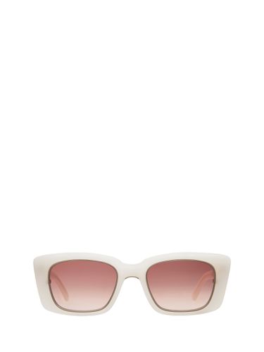 Carman S Porcelain-matte 12k White Gold Sunglasses - Mr. Leight - Modalova