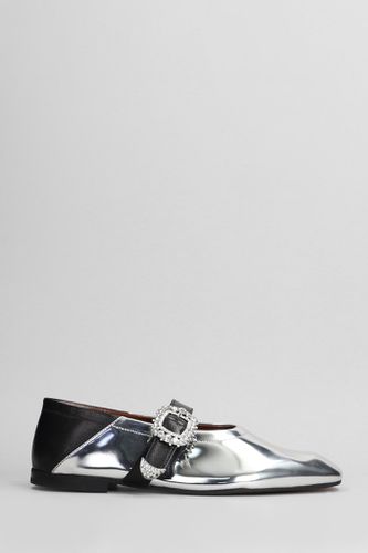 Ballerina Buckle Ballet Flats In Leather - Wales Bonner - Modalova