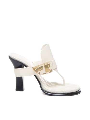 Burberry Bay Leather Sandals - Burberry - Modalova