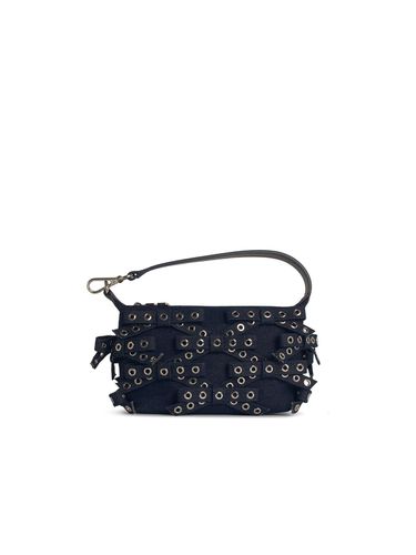 Ganni butterfly Blue Denim Bag - Ganni - Modalova