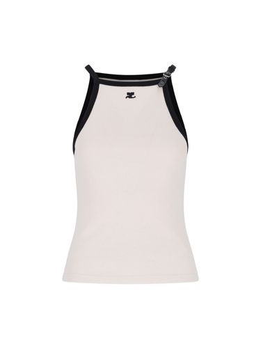 Courrèges Logo Tank Top - Courrèges - Modalova