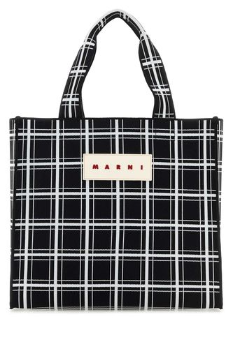 Embroidered Jacquard Shopping Bag - Marni - Modalova