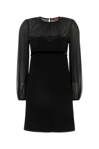 Black Crepe Jader Mini Dress - Max Mara Studio - Modalova