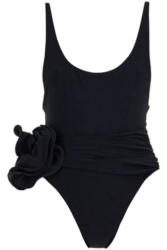 One-piece Swimsuit With Applied Flower - Magda Butrym - Modalova