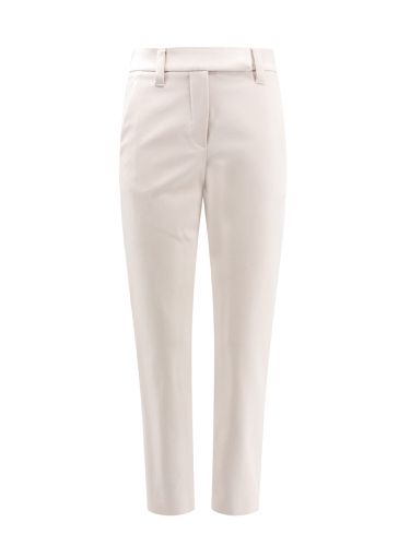 Slim Fit Stretch Cotton Trouser - Brunello Cucinelli - Modalova