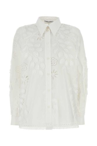 Alberta Ferretti White Poplin Shirt - Alberta Ferretti - Modalova