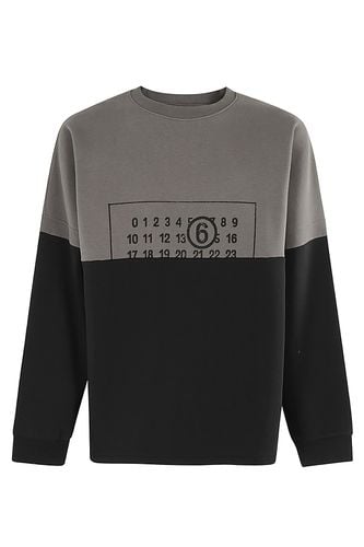 Logo Crewneck Sweatshirt - MM6 Maison Margiela - Modalova