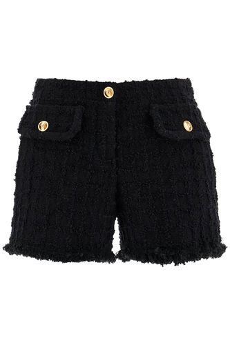 Black Virgin Wool Blend Shorts - Versace - Modalova