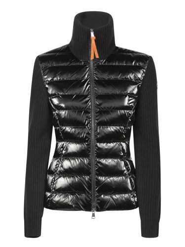 Moncler Black Down Cardigan - Moncler - Modalova