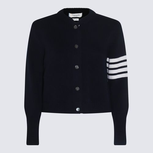 Thom Browne Navy Wool Knitwear - Thom Browne - Modalova