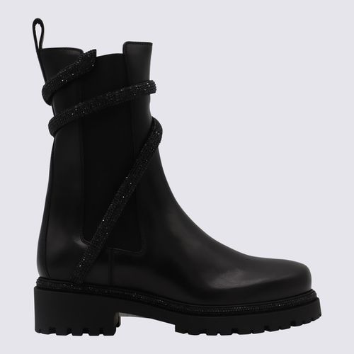 Leather Cleo Ankle Boots - René Caovilla - Modalova