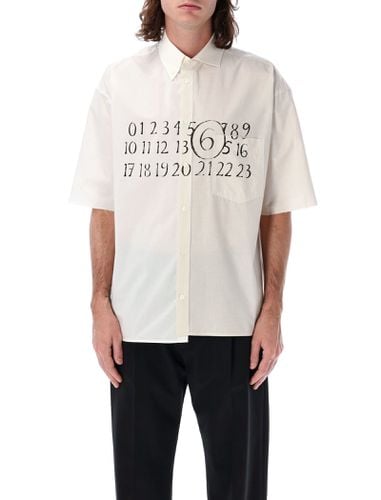 Asymmetric Poplin Shirt - MM6 Maison Margiela - Modalova