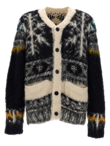 Sacai Button-up Knitted Cardigan - Sacai - Modalova