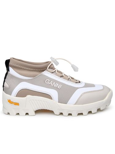 Performance Two-tone Recycled Polyester Sneakers - Ganni - Modalova